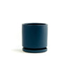 4.5” Gemstone Cylinder Pot with Water Saucer